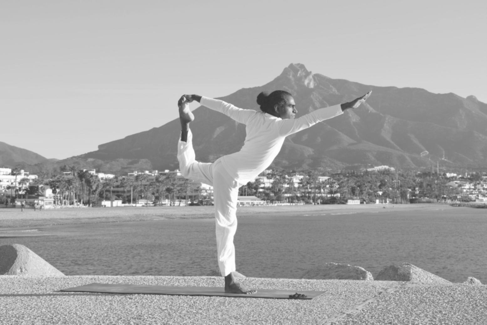 Área de práctica individual con elementos minimalistas